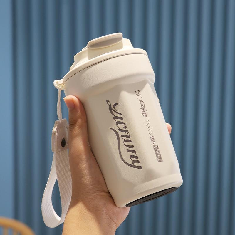 The popular coffee cup with a high appearance level, 316 stainless steel insulated cup, portable and easy-to-use cup for boys and girls, and advertising gift cup Application Scenario