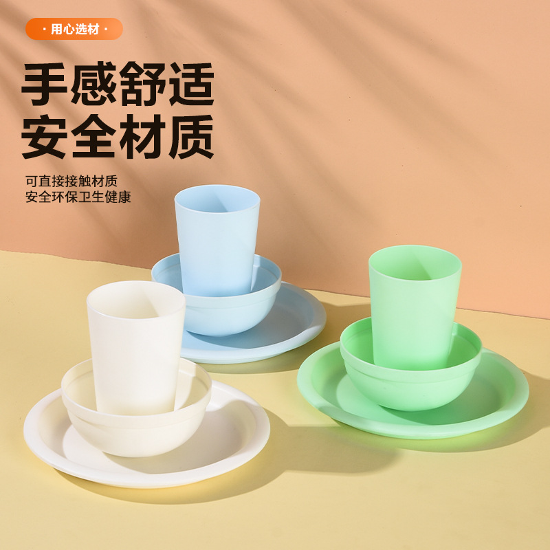 pp Japanese eco-friendly dinner bowl set, plastic household anti-drop rice bowl, children's and baby noodle bowl, children's bowl, Nordic tableware Application Scenario