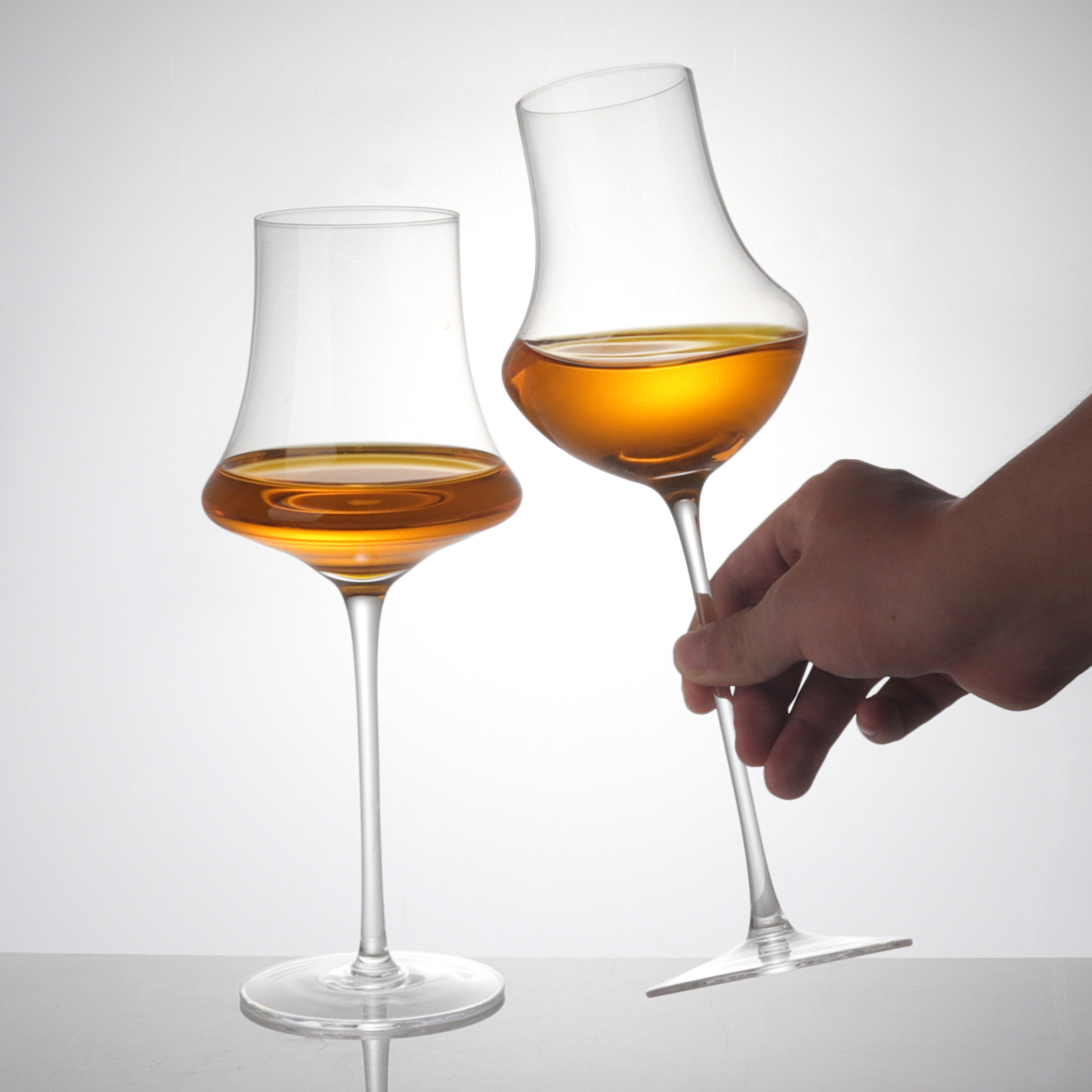 Wholesale household crystal glass cups, high-footed wine glasses, commercial wine glasses for restaurants, tasting glasses, and a set of wine glasses Specification drawing