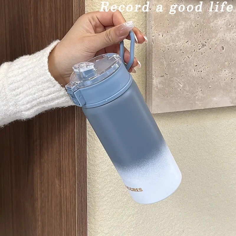 Food-grade stainless steel water cup with high appearance level, gradient women's portable cup, outdoor household tea cup, insulated cup 316 Application Scenario