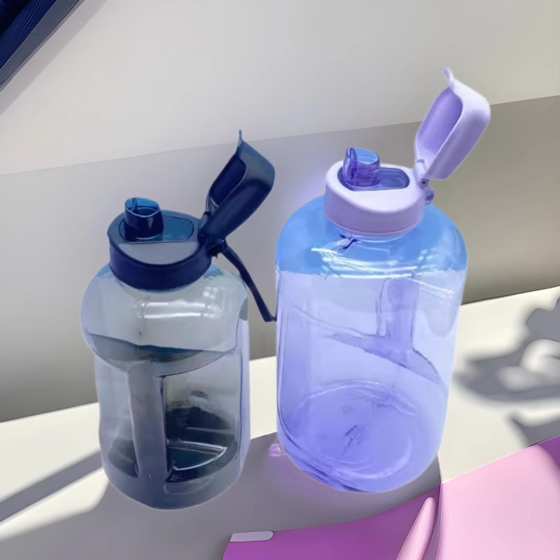New 750ml large-capacity petg sports water bottle with handle, directly supplied by the manufacturer. Super large capacity portable Specification drawing