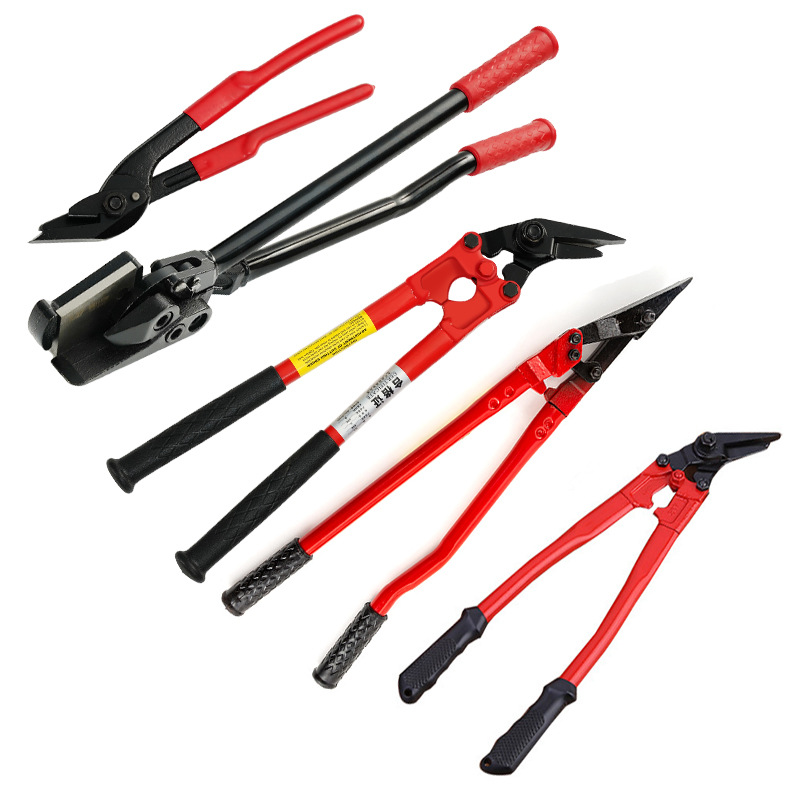 Luwei Hardware Tools Chromium vanadium steel bird-beak steel strip scissors, manual iron sheet bending scissors, powerful bag opening scissors wholesale Item Picture