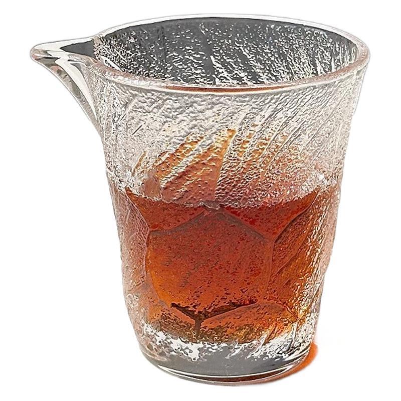 Retro black ice glass tea cups, Japanese tea set, light luxury home covered bowl, office tea brewing cup, kung Fu tea cup Item Picture