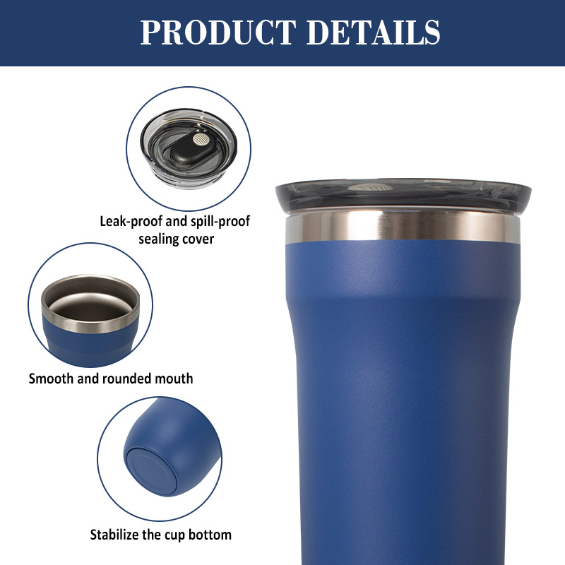 New mold 20oz car cup, Amazon best-selling insulated cup, stainless steel detachable sliding cover car cup details Picture