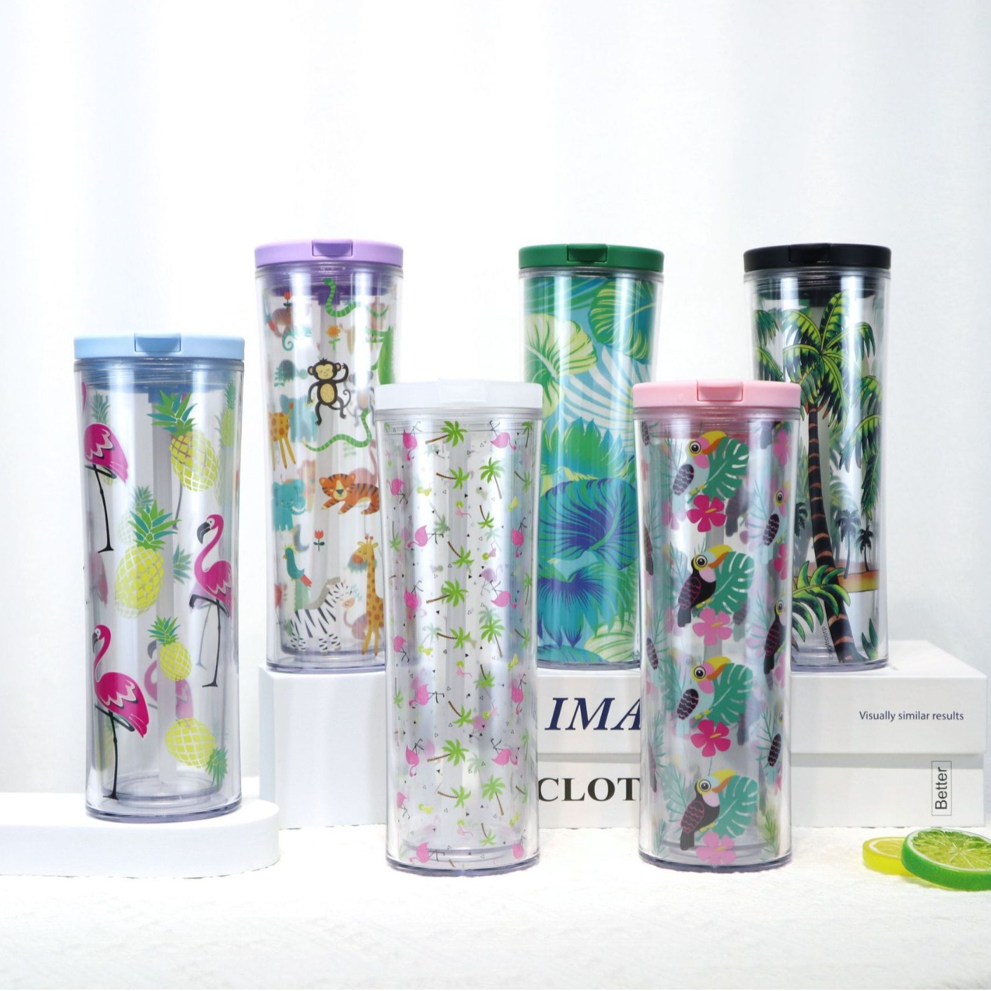 【 Processing and Customization 】 Wholesale of household drinking cups, double-layer insulated straw cups, straight screw cap water cups, 710ml full figure