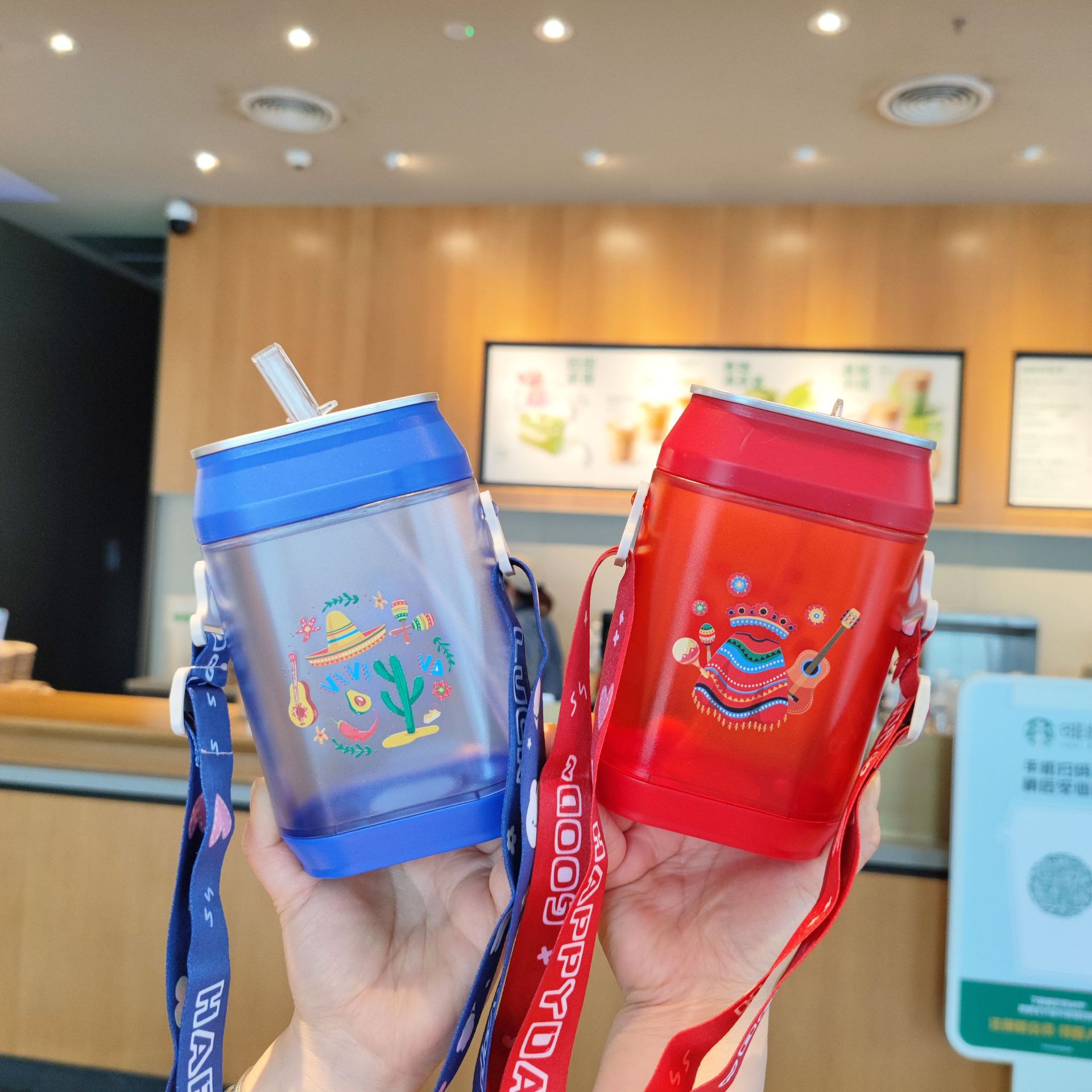 Factory direct sales, customized high appearance level UV color logo, European and American standard plastic water cups, OEM processing, advertising cups Application Scenario