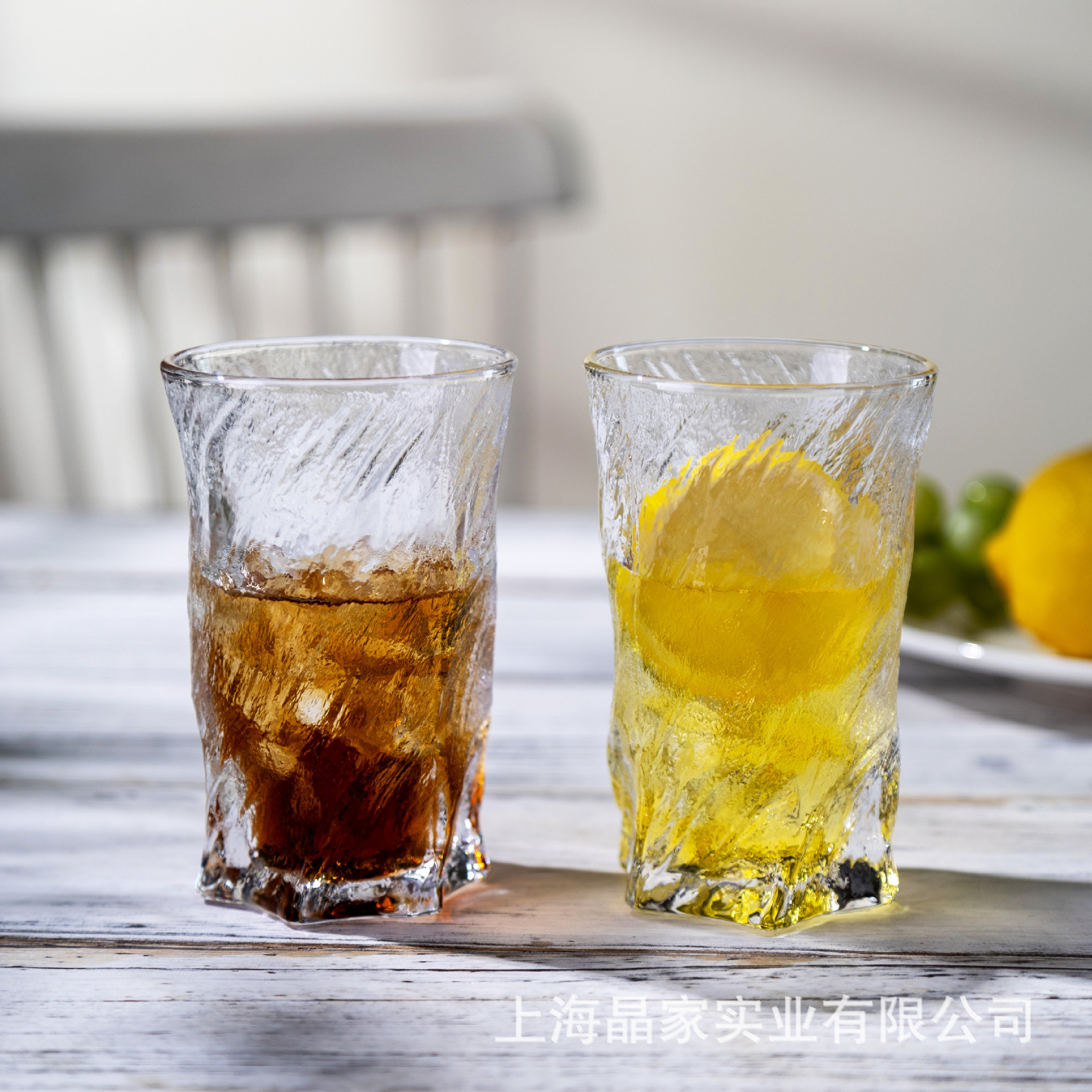 Tree-patterned frosted glass cups, ice field water cups, creative whisky wine glasses, juice cups, office and household drinking cups full figure