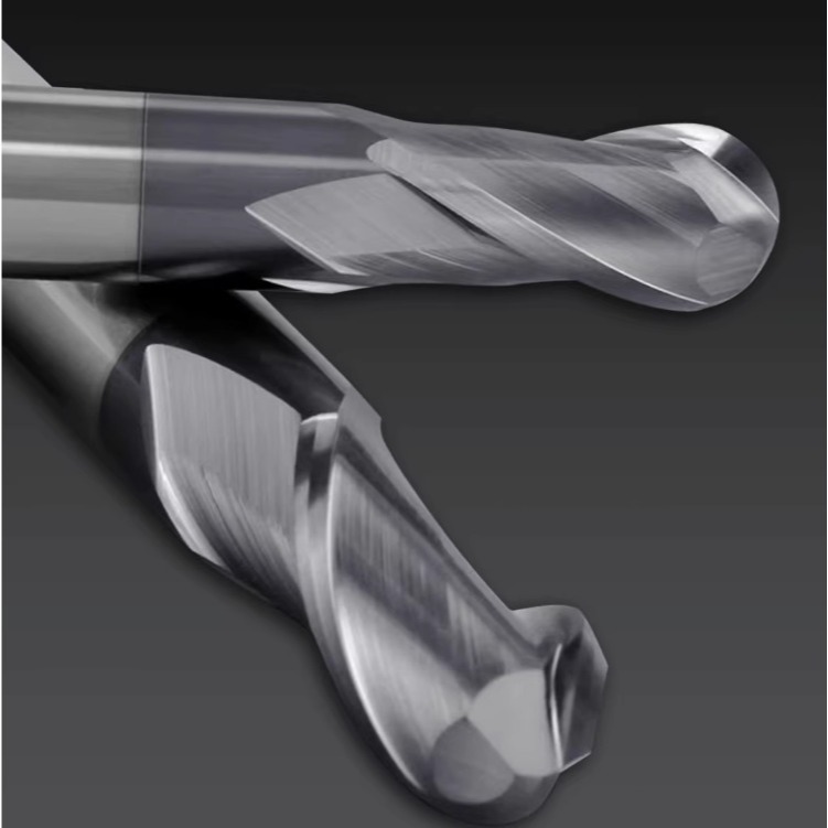 The manufacturer has 65-degree ball-end type steel cutters and milling cutters in stock, mainly made of steel and aluminum alloy, with black coating for wholesale full figure