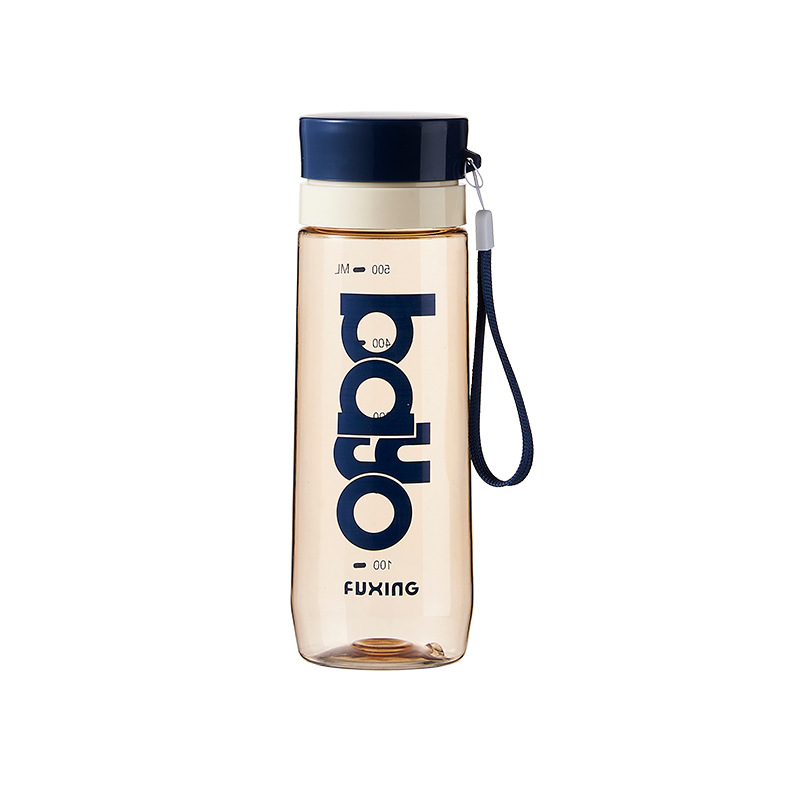 Fuxing water cup High-temperature resistant portable filtering Tea Cup, anti-drop student male and female outdoor space cup, sports and fitness water bottle Item Picture