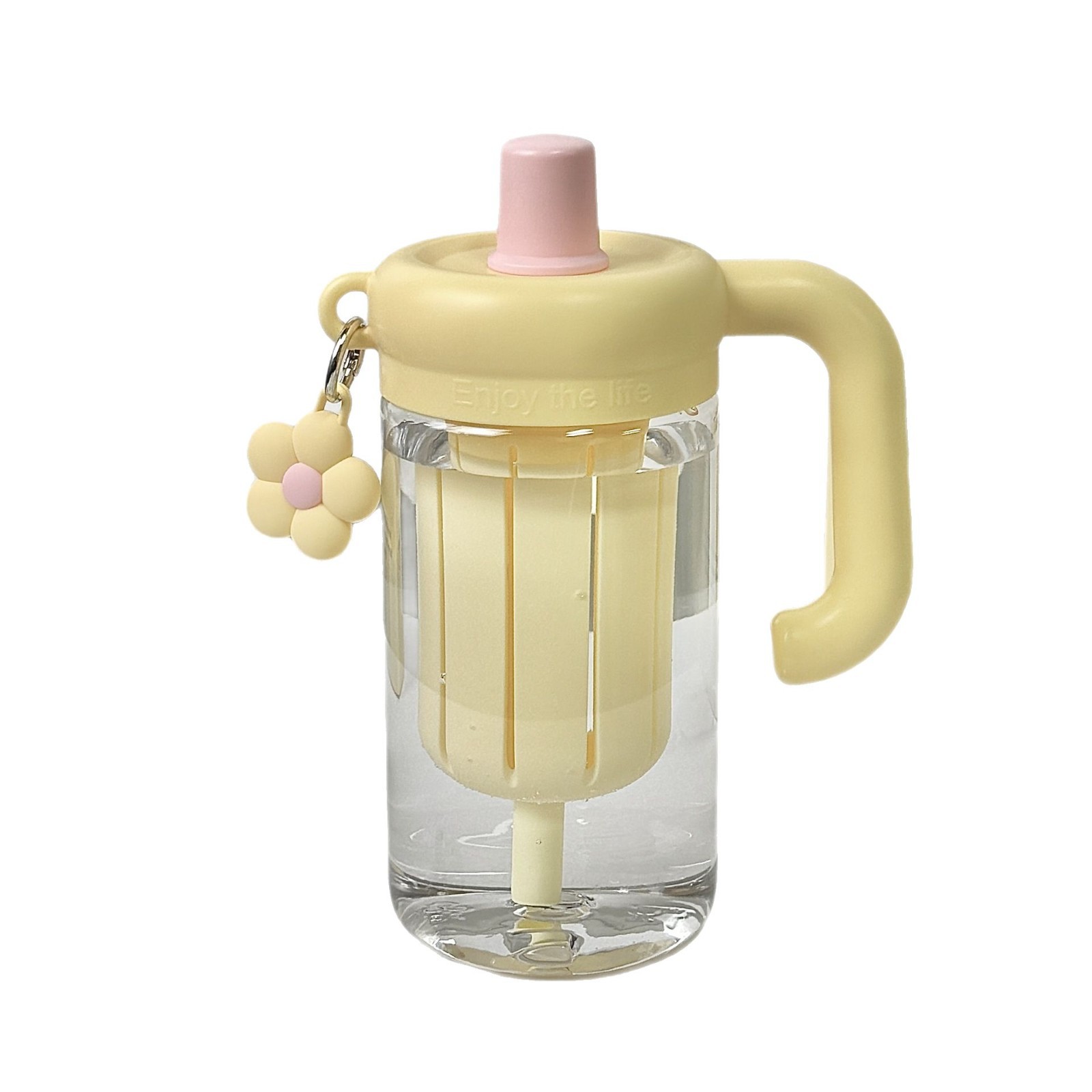 Office tea-water separation cups, cute water cups, girls' high appearance level in cups, portable sports water bottles for going out wholesale Item Picture