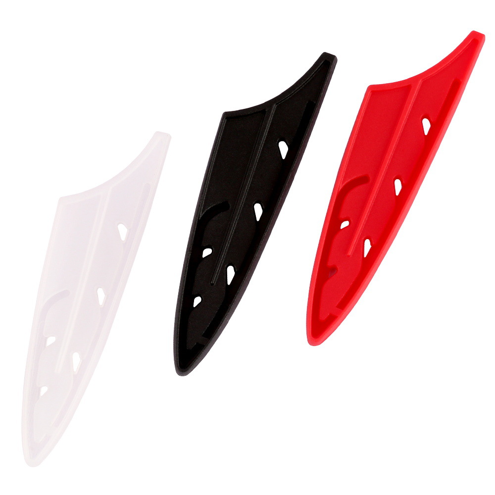 Xingye Injection Molding Factory Qianye produces 3.5-inch fruit knife sleeves, black feather fruit peel knife protection sleeves and knife sheaths Application Scenario