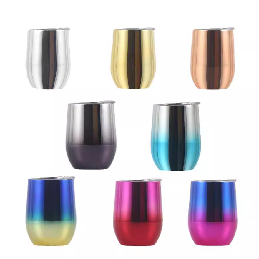 Amazon's best-selling 12oz egg cup, double-layer vacuum insulated cup, mini stainless steel wine eggshell cup in stock Item Picture