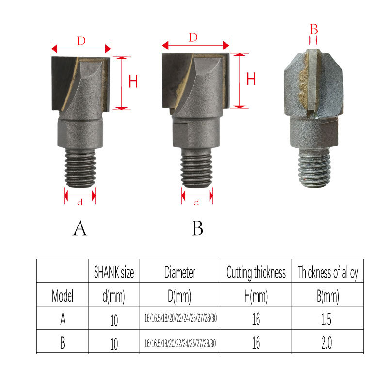 The threaded spiral bottom-cleaning knife is a magic tool for opening lock holes in wooden doors and a powerful tool for carpenters to open lock grooves and fingerprint locks details Picture