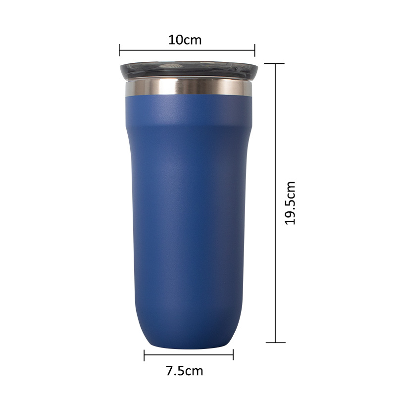 New mold 20oz car cup, Amazon best-selling insulated cup, stainless steel detachable sliding cover car cup Specification drawing