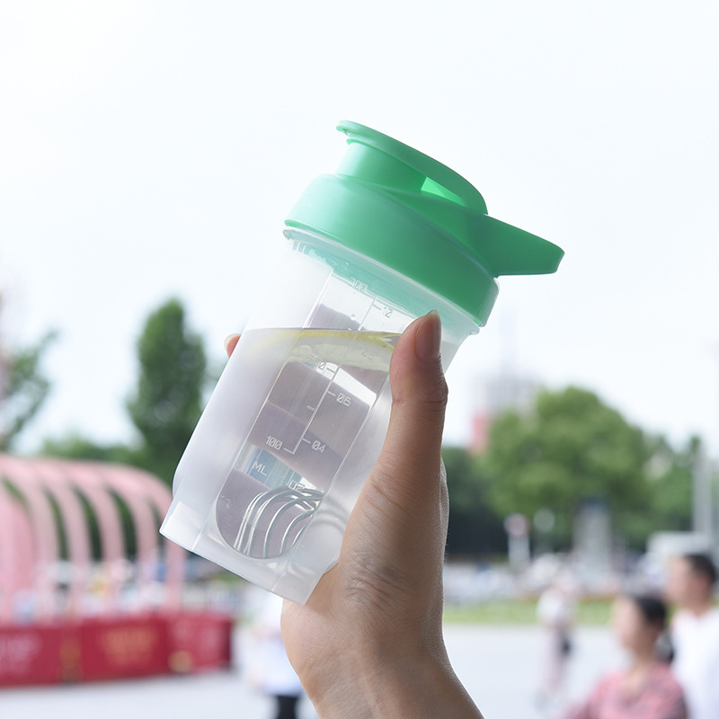 300ML plastic protein powder shaker cup made of pp material, 300ml coffee cup with scale, fitness sports cup, plastic Specification drawing