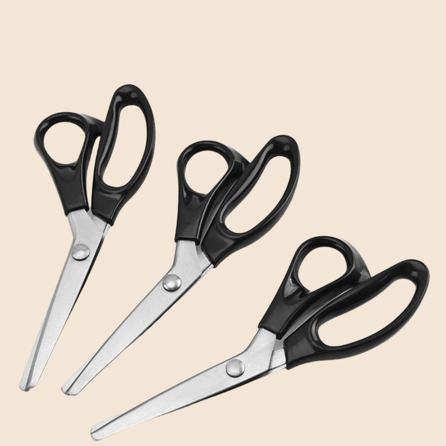 Tailor's scissors, stainless steel tooth cloth scissors, fabric scissors, clothing scissors, serrated wavy arc scissors, sewing lace scissors Specification drawing