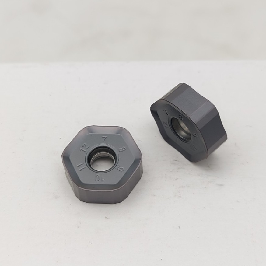 CNC peach-shaped milling cutter blade roughening insert WNMX09T316 130520ZNN-MM double-sided hexagonal fast feed details Picture