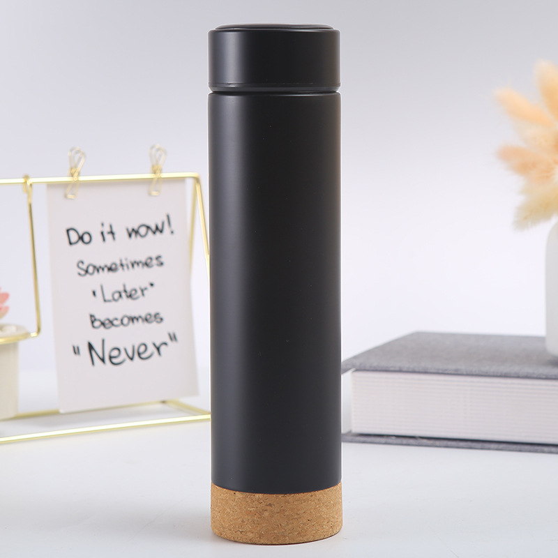 New cork-bottom straight cup, cork-bottom stainless steel water cup, double-layer vacuum insulated cup Application Scenario