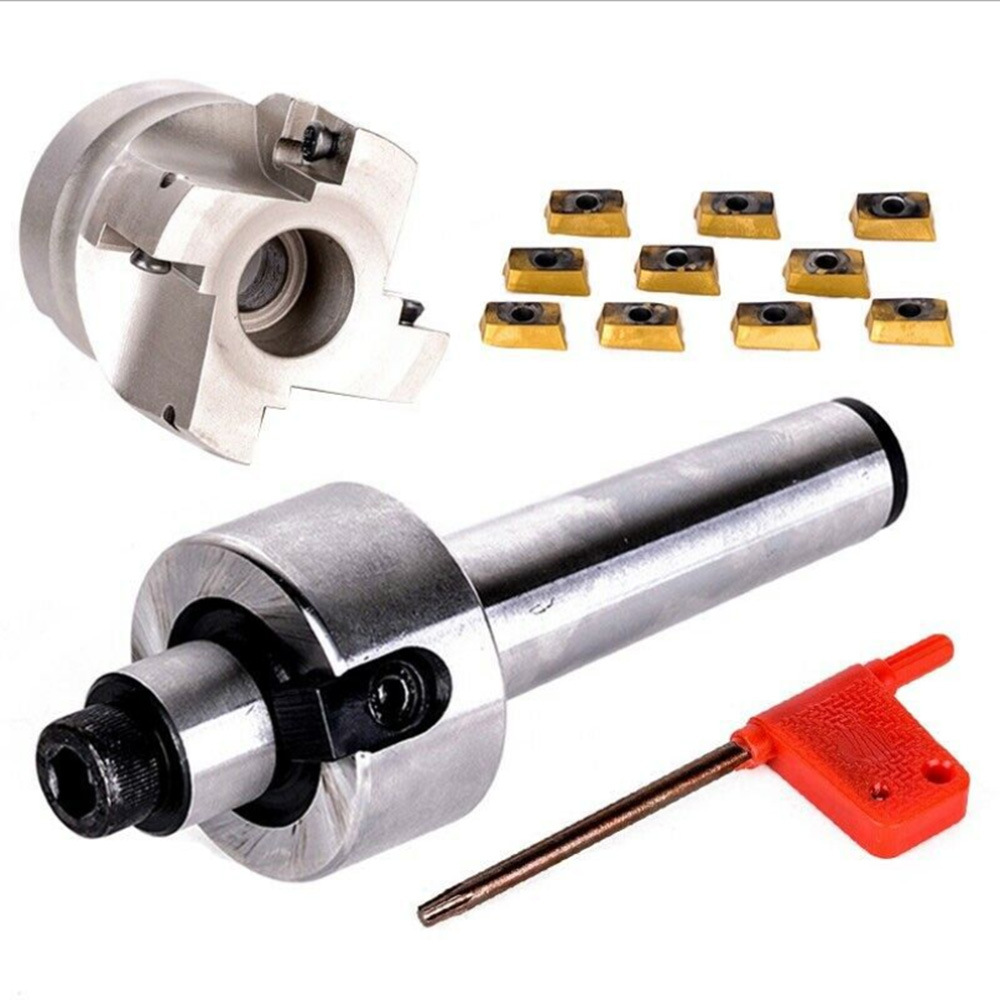 MT2-FMB22-M10+400R 50-22 cutter head +10pcs T1604 blade set details Picture