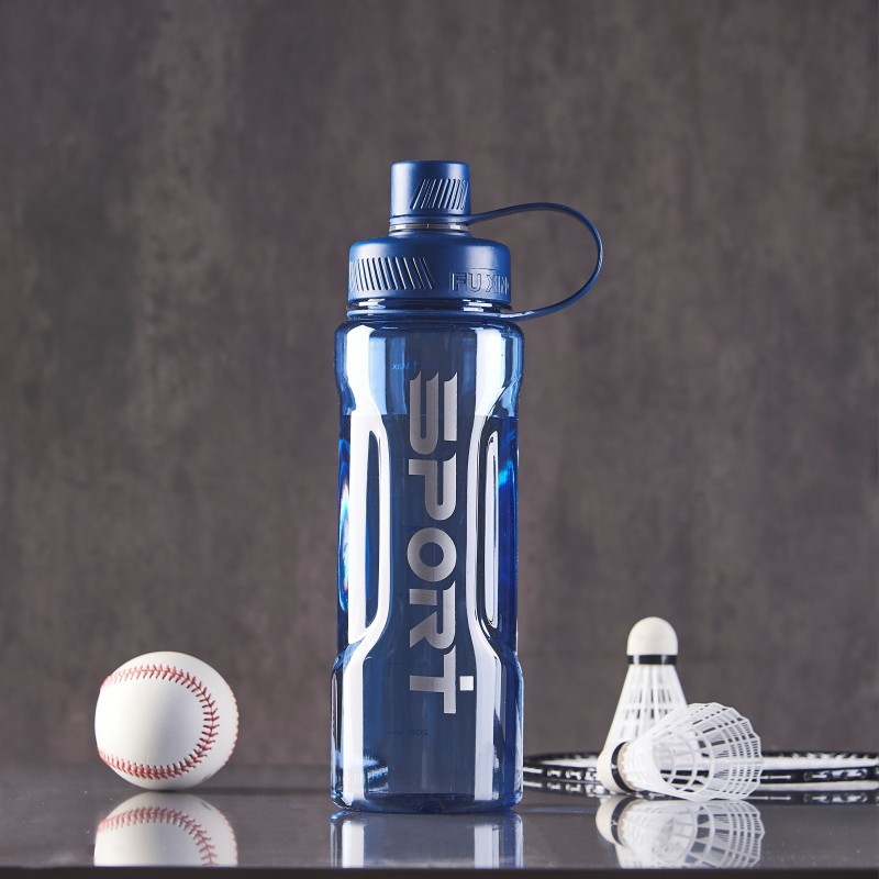 Large-capacity fitness water bottle, shock-resistant and leak-proof plastic cup for boys, high appearance level cup, high-temperature resistant pc space water cup Specification drawing