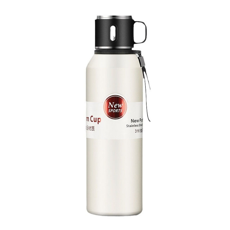 Large-capacity portable 316 stainless steel thermos cups for both men and women, large water cups for students' school water bottles Item Picture
