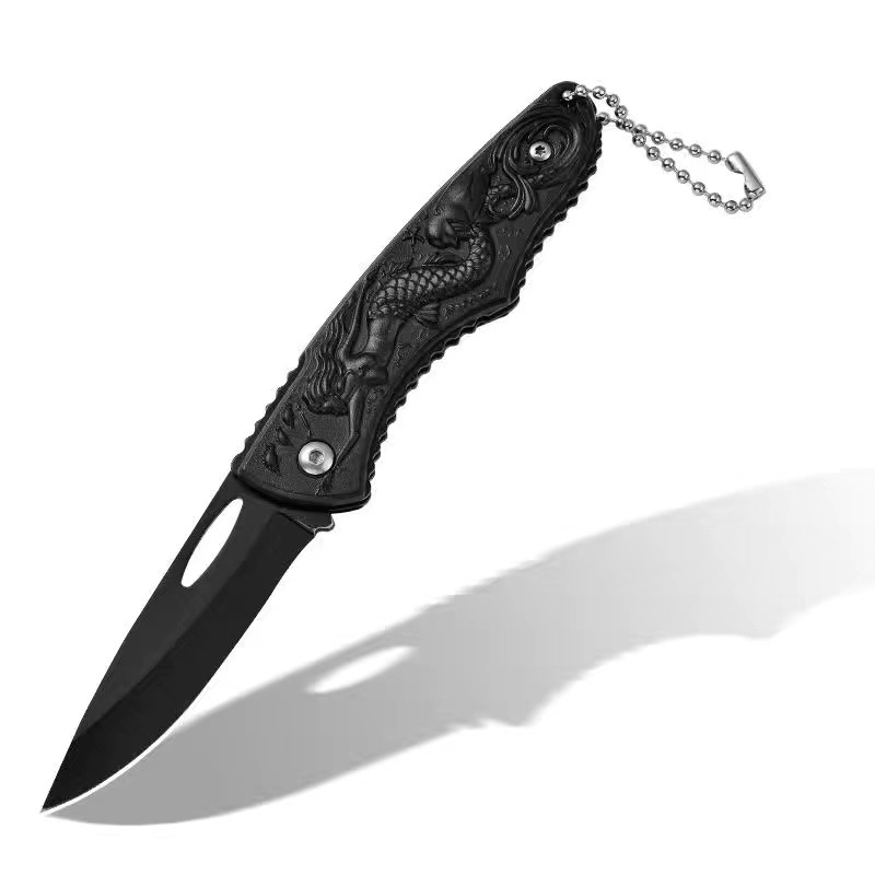Wholesale outdoor folding knives, multi-functional survival portable express unpacking mini self-defense knives from the manufacturer undefined