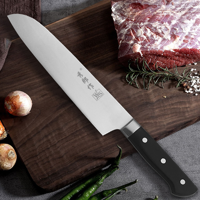 Stainless steel ox knife, cooking knife, meat knife, sashimi knife, multi-purpose hotel chef knife, chef sushi knife, chef's knife full figure