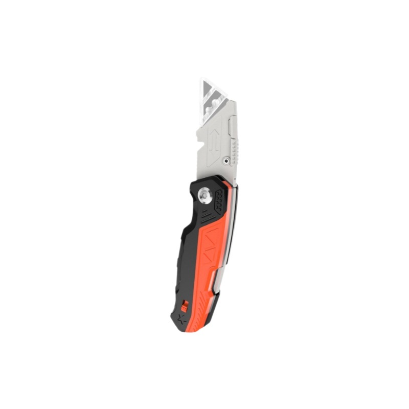 Utility knife, heavy-duty zinc alloy thickened folding knife SK4 horn blade, wallpaper knife, electrician knife, wire stripping hook knife Application Scenario