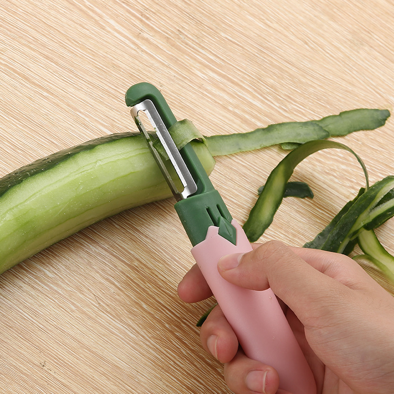 Outdoor portable peeler, multi-functional baby food and fruit knife, household kitchen peeler, stainless steel fruit knife Specification drawing