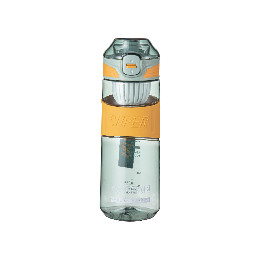 Transparent graduated straw cup, macaron color series, high appearance level, portable outdoor plastic cup Item Picture
