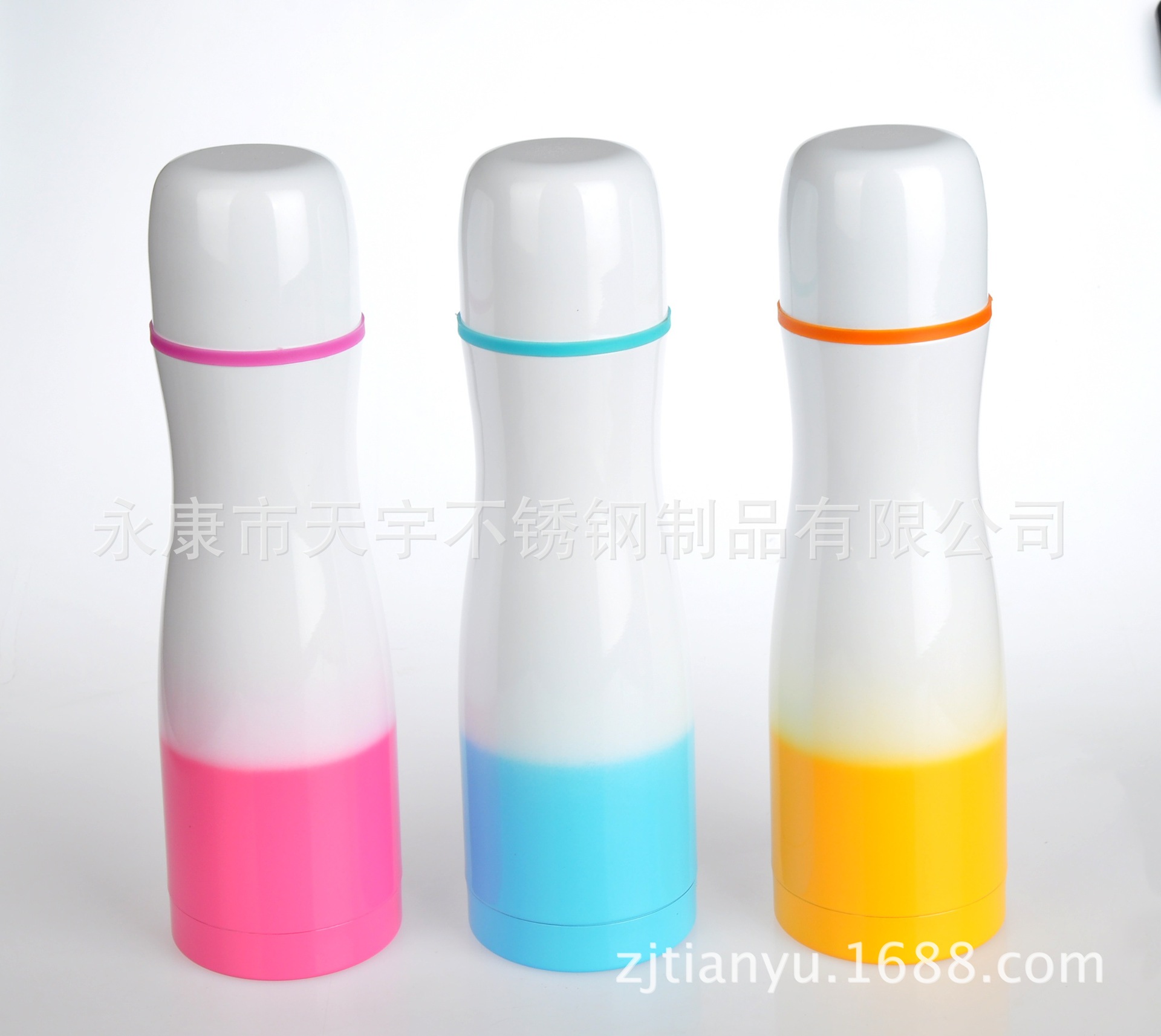 Creative bestseller, fashionable gradient color bowling vacuum insulated cup, direct supply from the manufacturer, LOGO creative portable water cup full figure