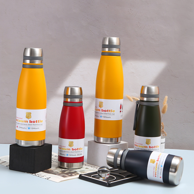 Cross-border wholesale of 316 cola bottles, insulated cups, stainless steel vacuum cola bottles, large-capacity portable all-steel kettles details Picture