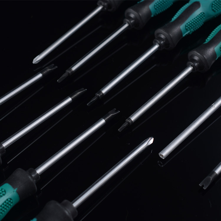 Wholesale of special-shaped screwdriver sets from the manufacturer, including open single-head, cross-shaped, star-shaped, and rice-shaped screwdriver sets at wholesale prices details Picture