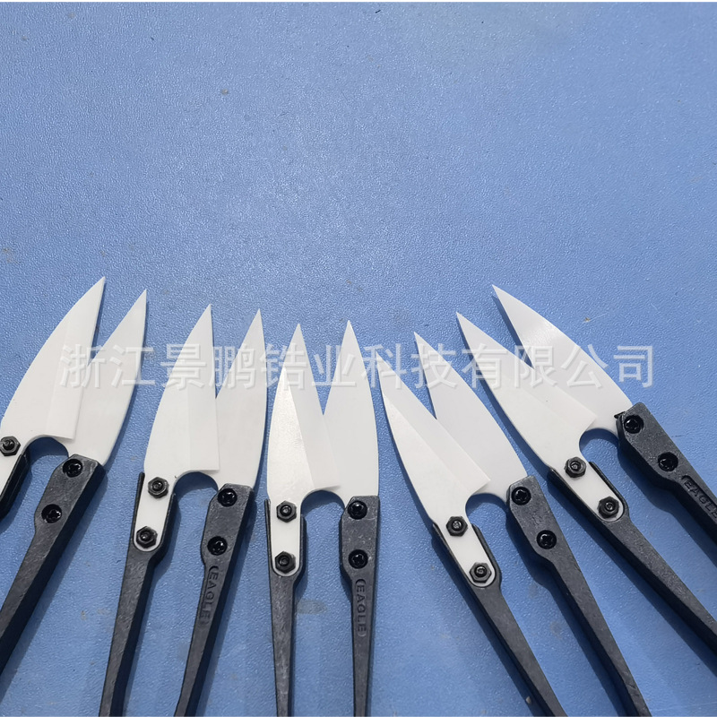 Factory direct sales: Sharp, durable, insulating ceramic wire shears, electronic mobile phone repair, non-conductive tools Specification drawing