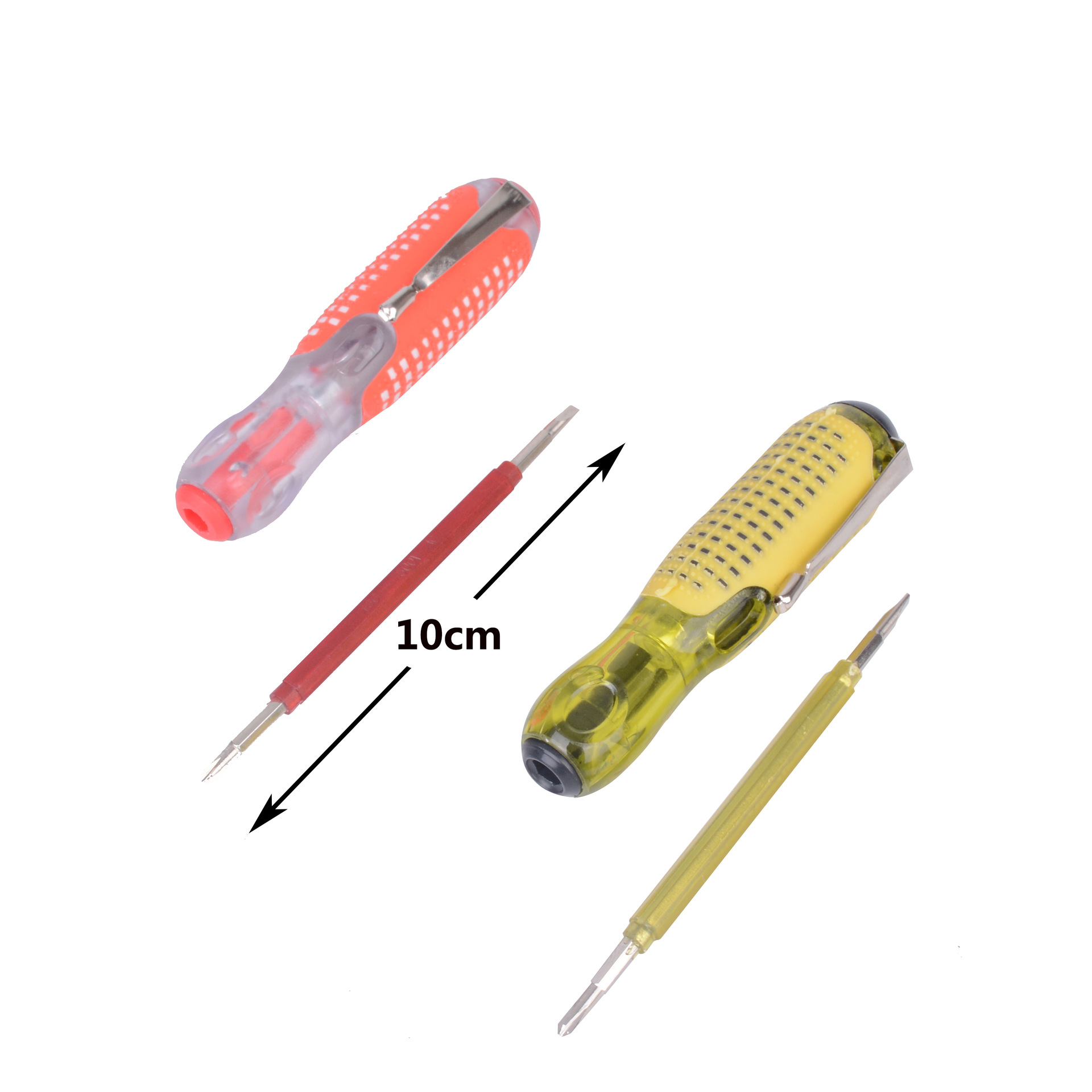 Dual-purpose multi-functional voltage tester, screwdriver, screwdriver, voltage tester, straight head, crosshead voltage tester Specification drawing