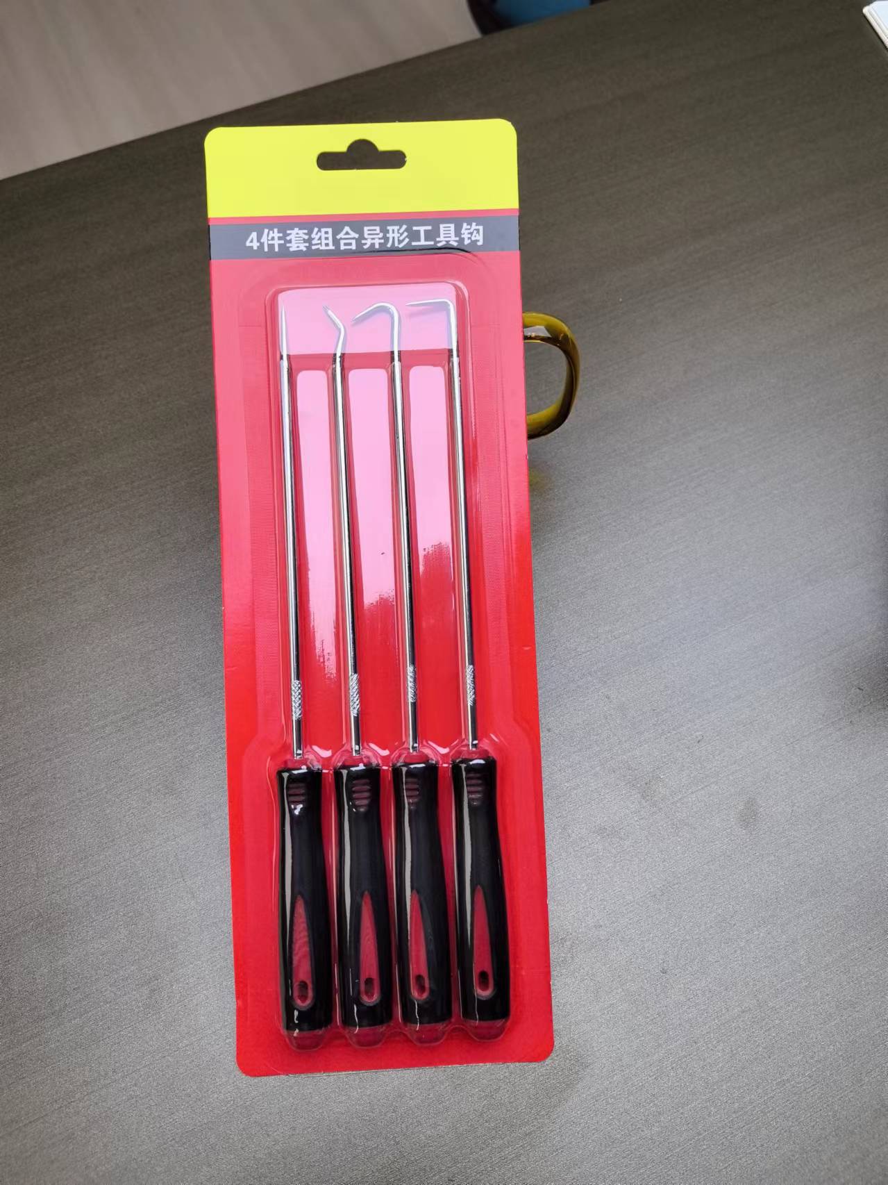 Oil seal screwdriver, oil seal hook, long four-piece set, oil seal puller, auto parts tool wholesale manufacturer wholesale undefined