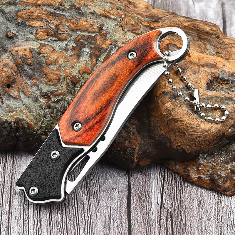 Wholesale outdoor mini folding knives, express delivery knives, stainless steel knives, portable and self-defense outdoor knives from the manufacturer details Picture
