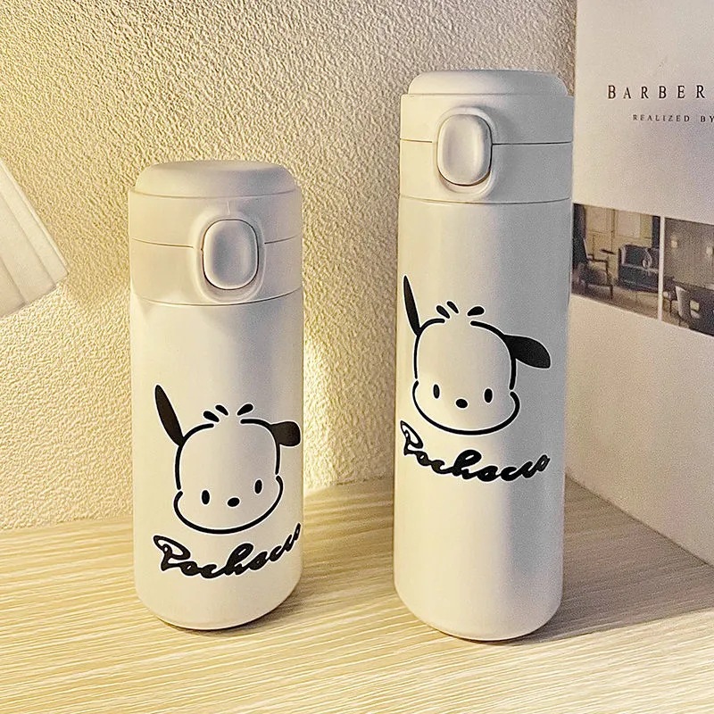 New insulated cups in stock, cute cartoon printed cups, office and home insulated water cups details Picture