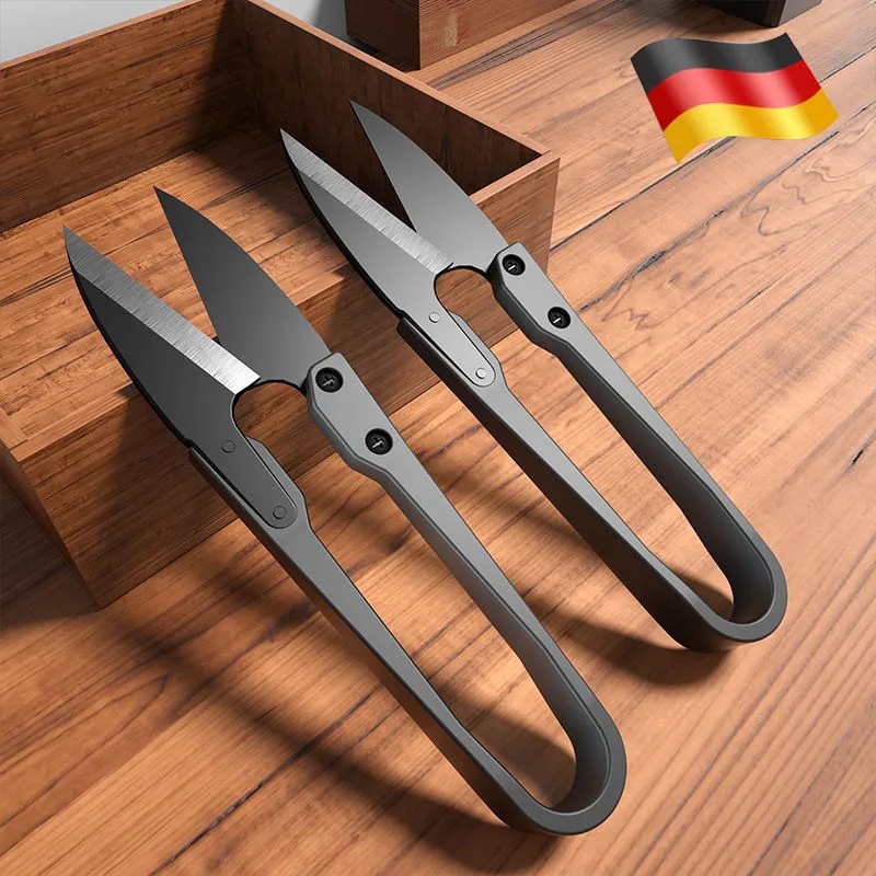 German handcrafted sewing scissors, household paper-cutting, fabric cutting, large stainless steel yarn cutting, sewing, cross-stitch thread scissors full figure