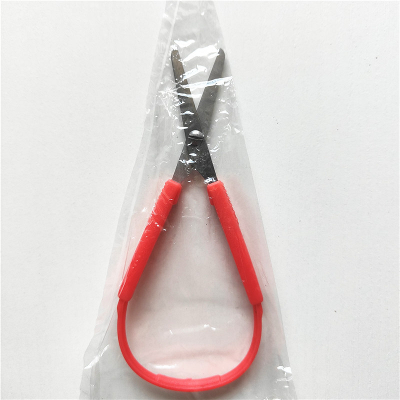 Wholesale factory direct sales of small circular scissors, small U-shaped scissors, children's safety small scissors undefined