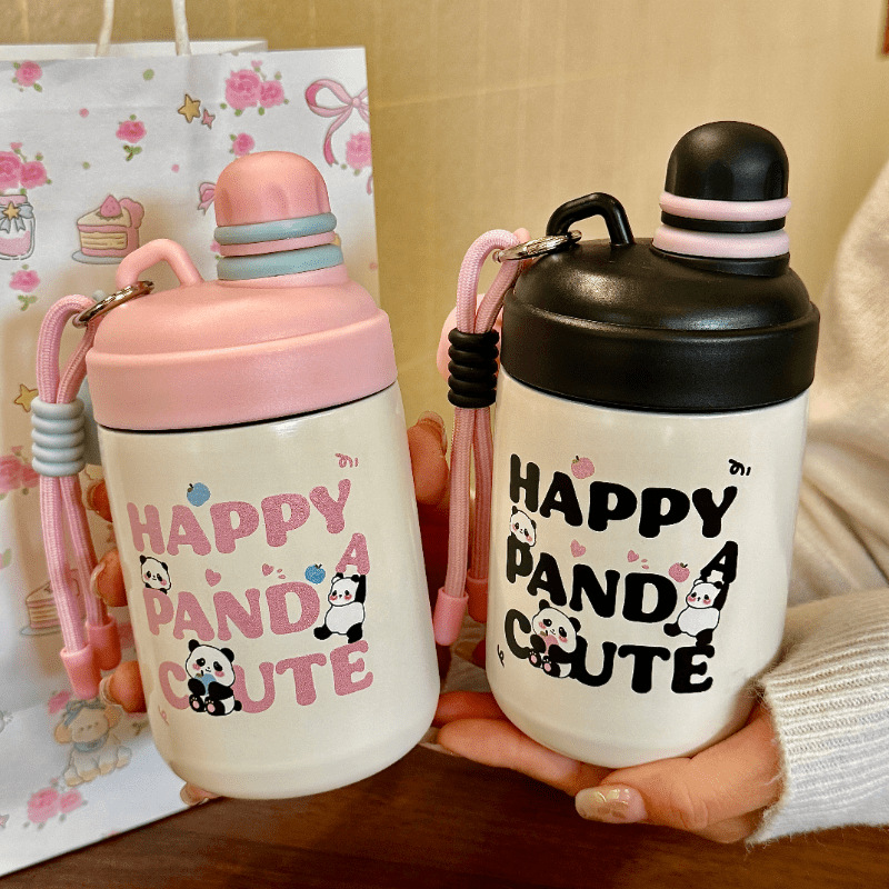 The new 2024 Dudu insulated cup is a simple, large-capacity, cute and highly attractive portable milk coffee cup for girls details Picture