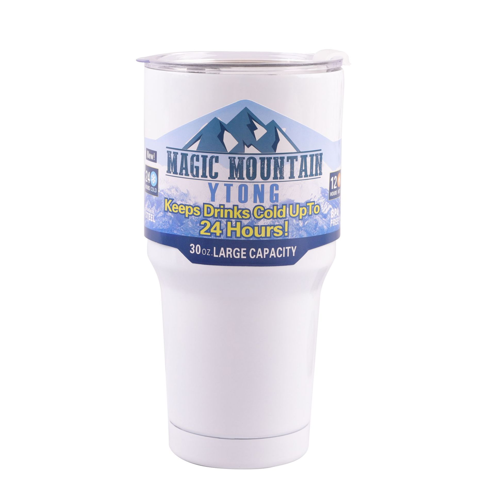 Cross-border foreign trade Bingba Cup, stainless steel insulated cup, 30OZ car cup, large-capacity car beer mug, gift cup Item Picture