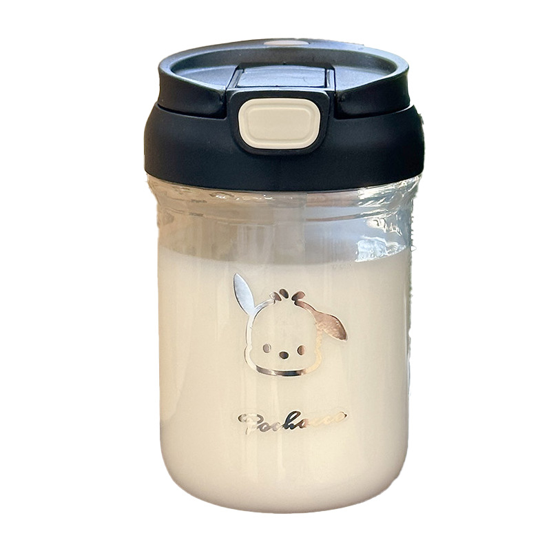This is a trendy, cute, heat-resistant and adorable water cup with a unique design sense for women on Instagram. It features a high-end straw and a double-drinking plastic cup Item Picture