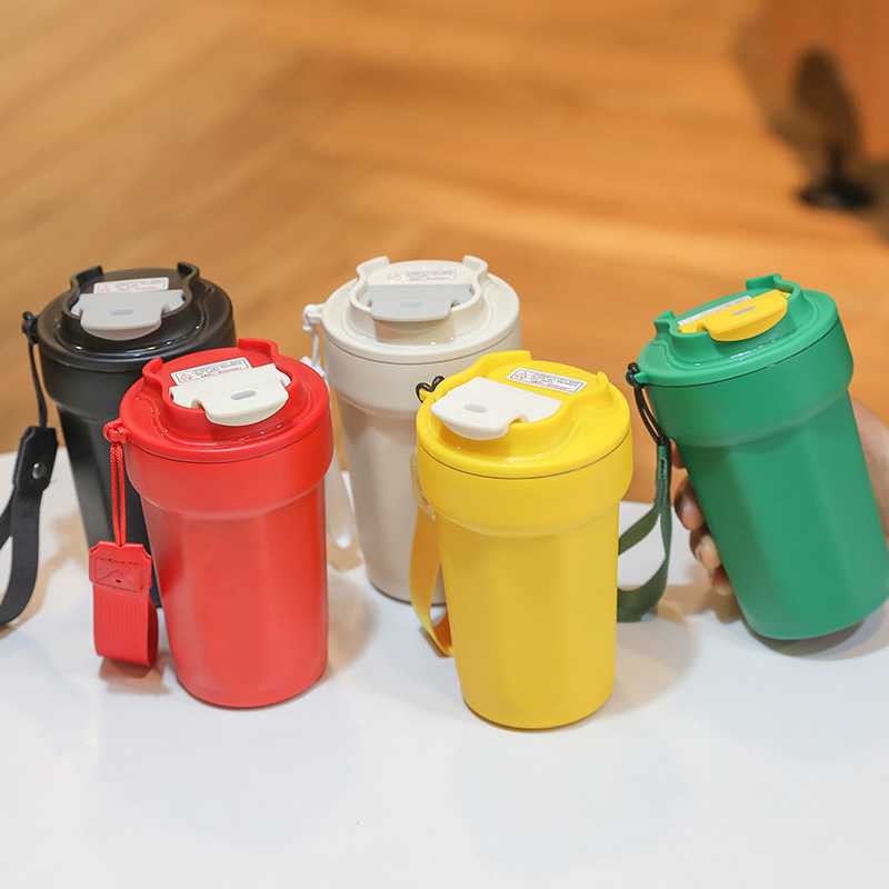 New popular octagonal coffee cup, stainless steel handle insulated cup, outdoor portable car cup, business gift Specification drawing