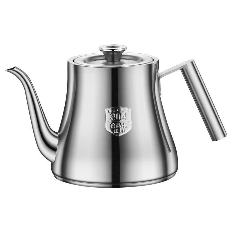 304 stainless steel kettle, induction cooker, gas stove, open flame, household kettle, boiling kettle, restaurant and hotel flower teapot Item Picture