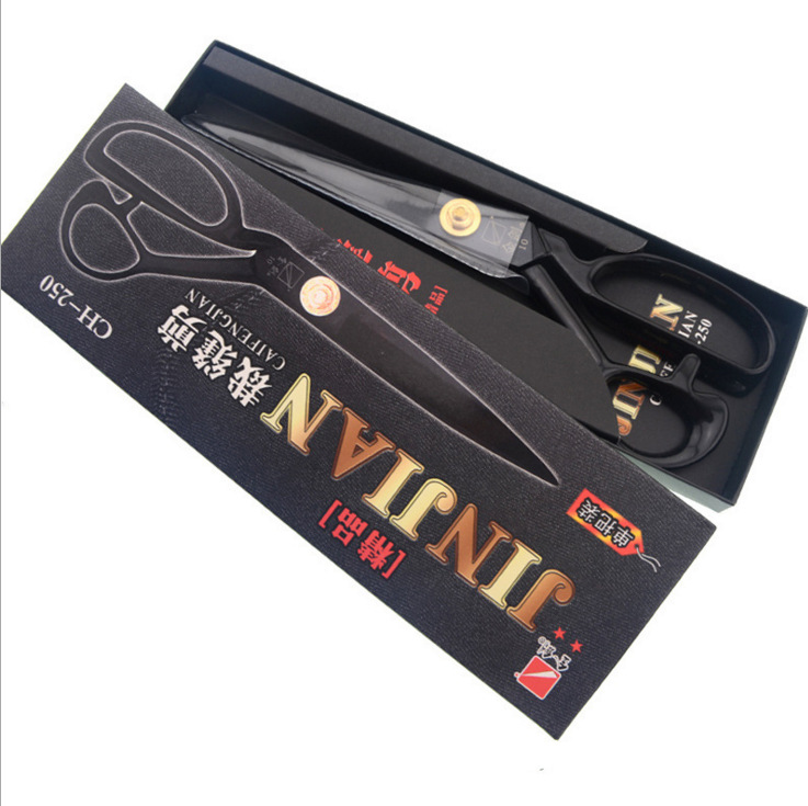 Jinjian Clothing Scissors Premium Black Steel Tailor Scissors 891011 12-inch Black Scissors Tailor Scissors full figure