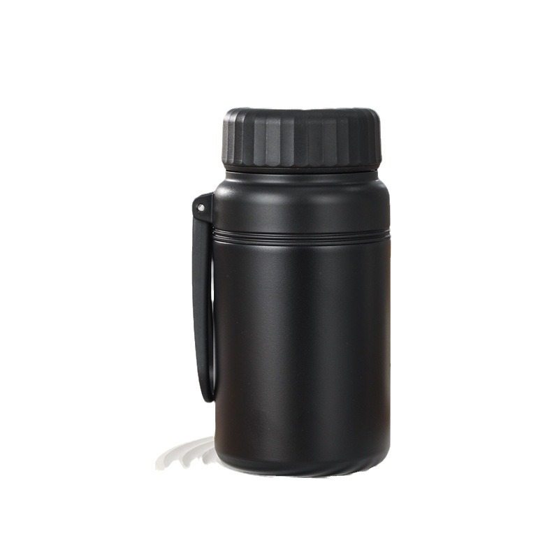 Simple insulated cup, large-capacity water cup, girls' high school appearance level, student portable tea and water separation stainless steel cup Item Picture