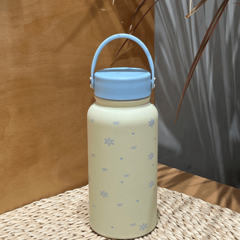 Simple direct drinking cup, stainless steel insulated cup, ins Korean version student portable cup, new popular coffee cup details Picture