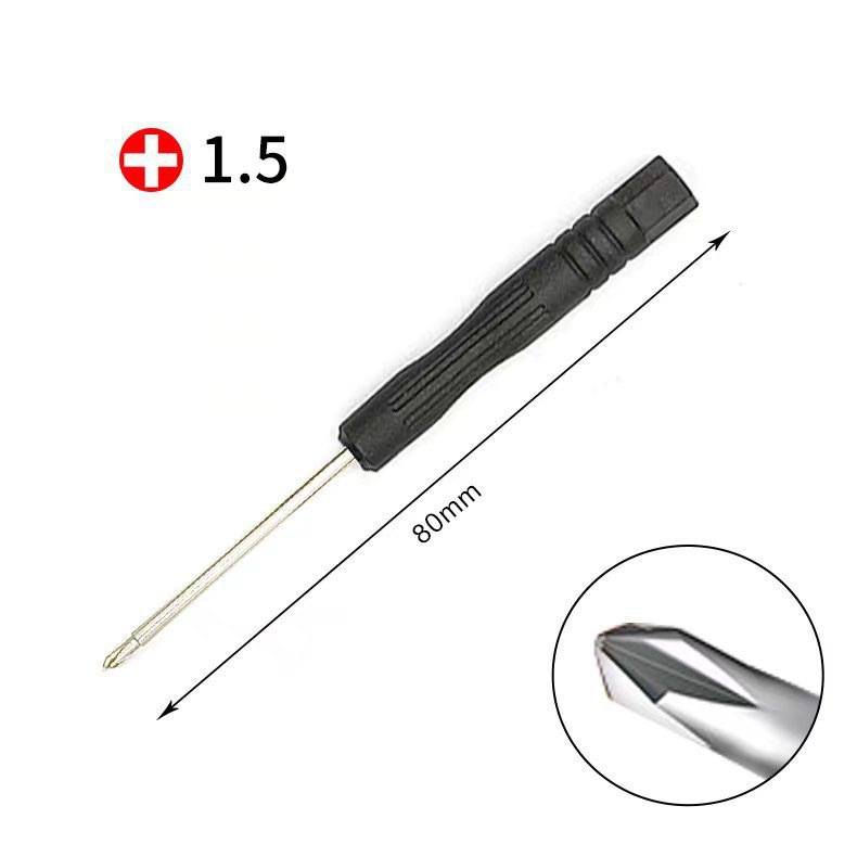 Screwdrivers, cross-shaped and flat-head hardware small tools, 2-inch, 2.5-inch, 3-inch, 4-inch, 5-inch small screwdriver toys, sent by the manufacturer Specification drawing