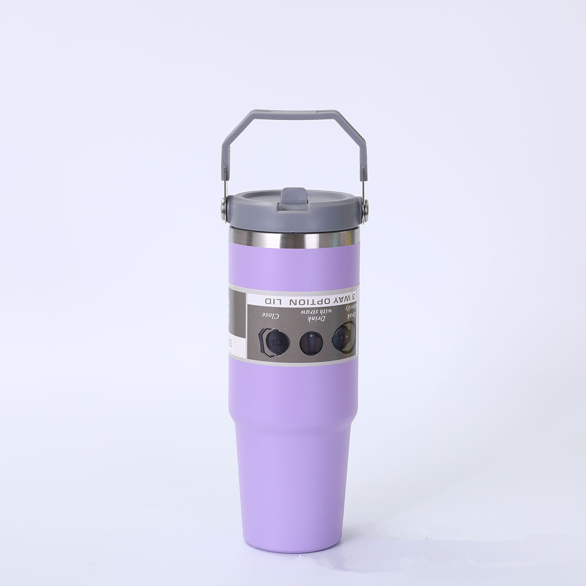Cross-border 30oz stainless steel hand-held cup, large-capacity car cup, insulated cup, cold preservation ice cup, portable hand-held cup Specification drawing